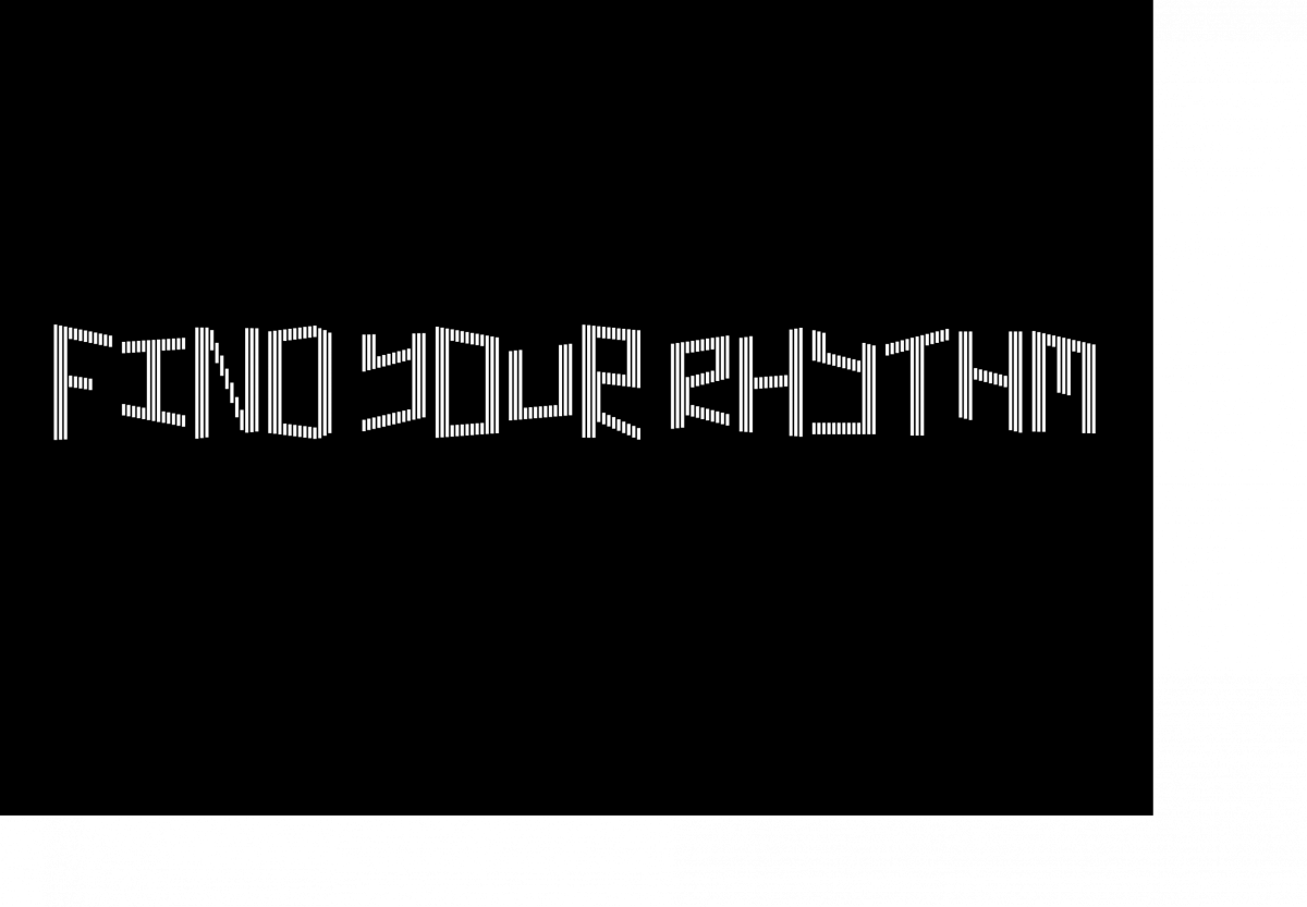 'Find Your Rhythm'; Sound reactive installation