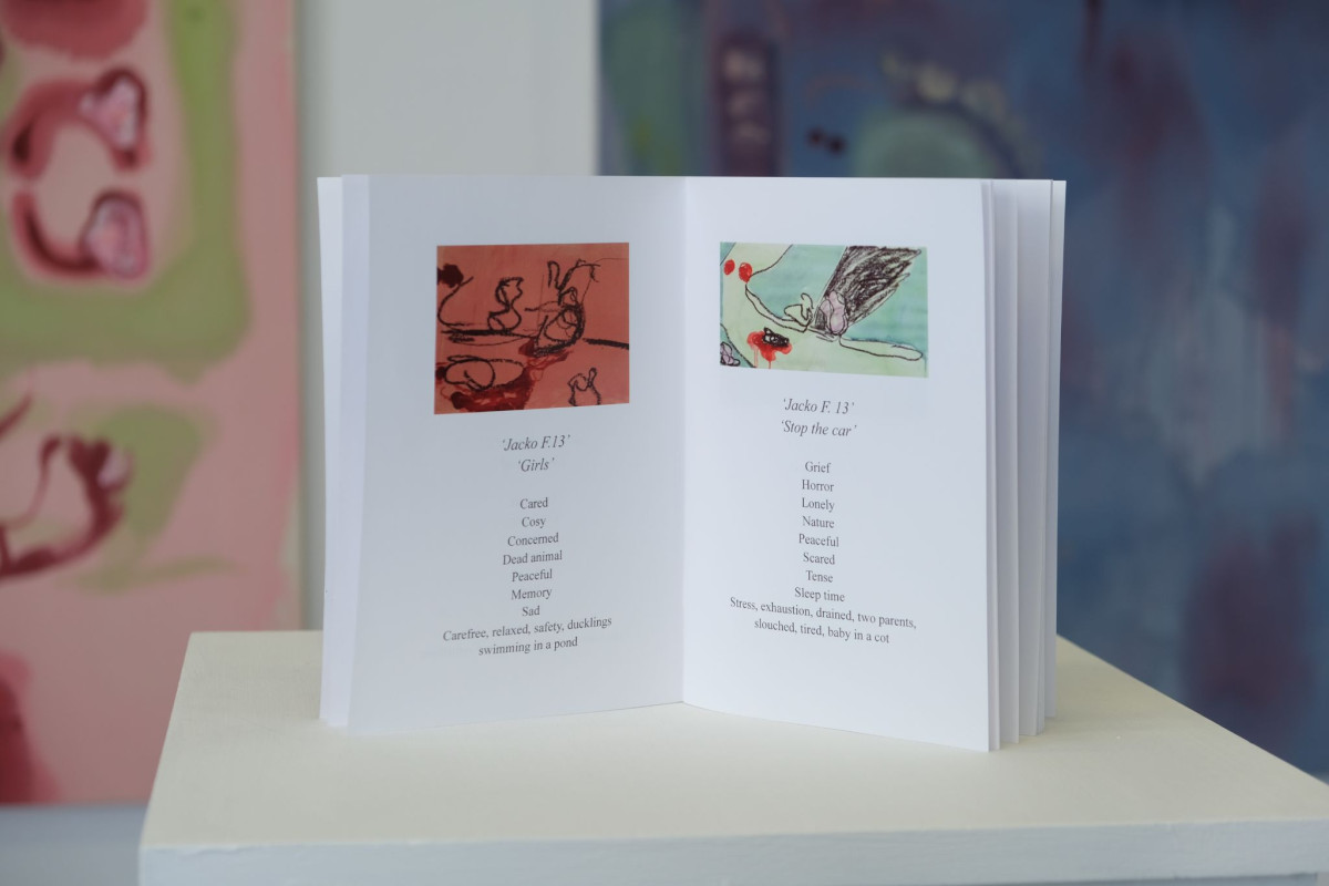 ‘Anecdotal Works’, ‘Jacko F.13', ‘Girls’ and ‘Stop the car’; Installation view