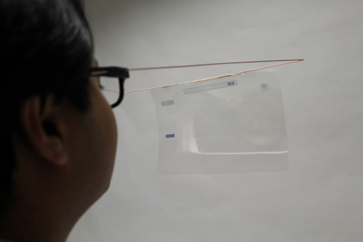 Physical Smart Glasses prototype, to test experience with users