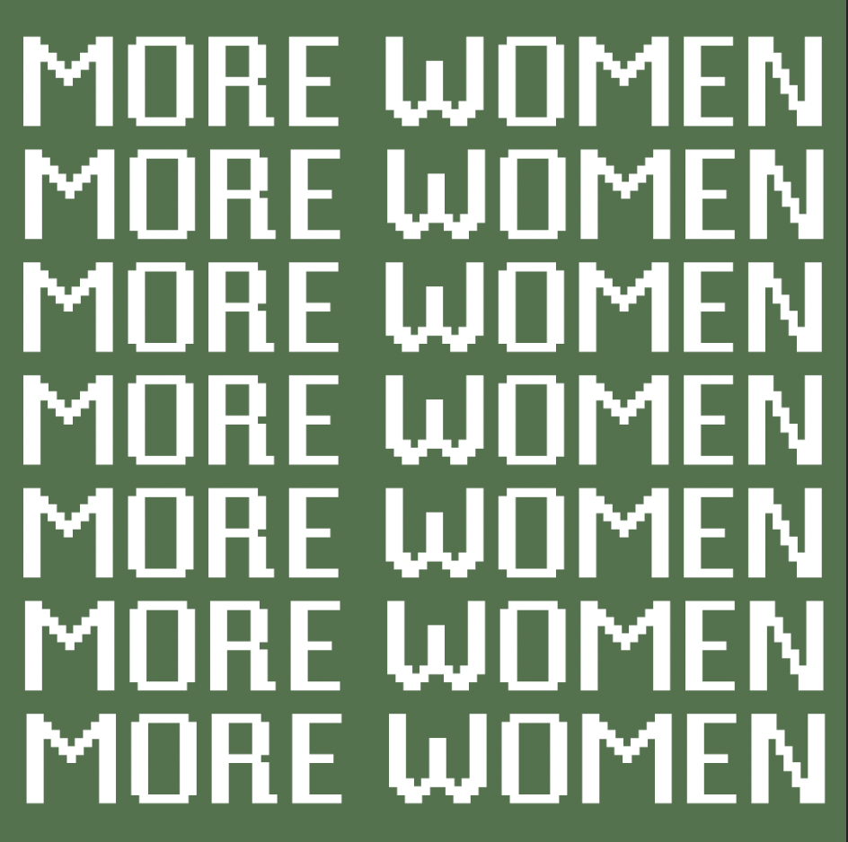 'More Women'; Gif from the Instagram campaign