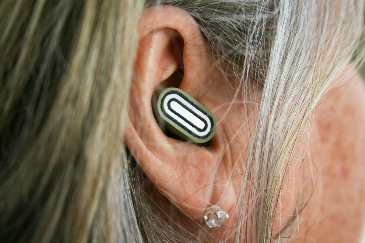 Earbuds unobtrusive and compliment jewellery
