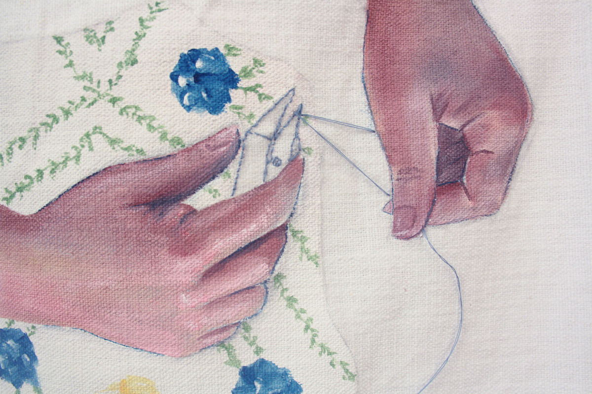 'Made by Hand'; Detail
