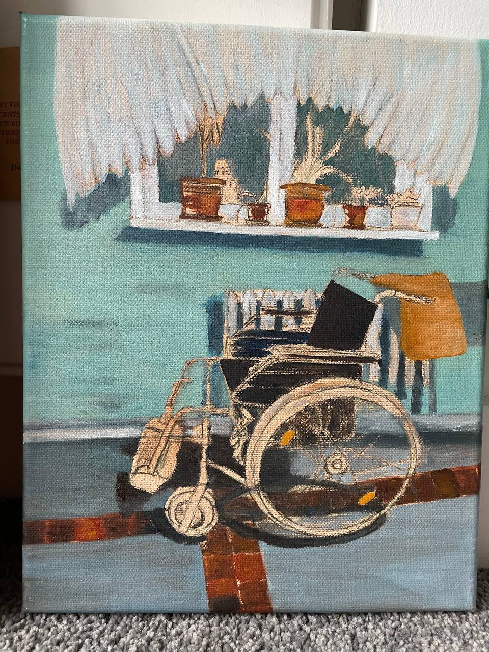 'Wheelchair Waiting at the Hospital'