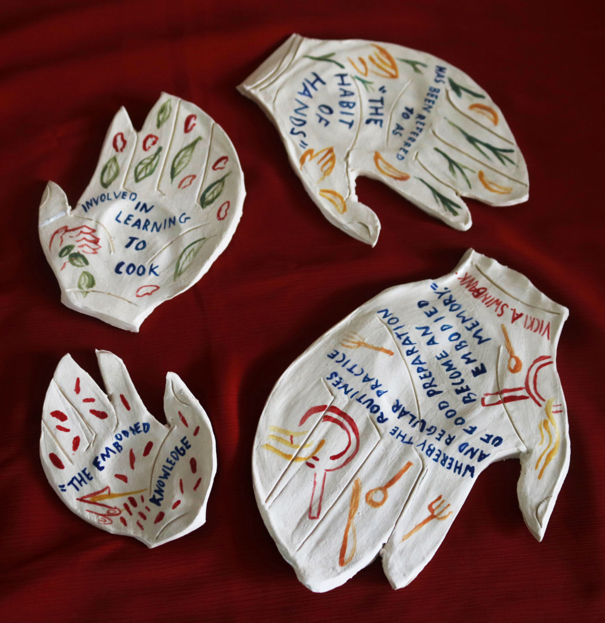 'Ceramic Timeline, Hand Plates'