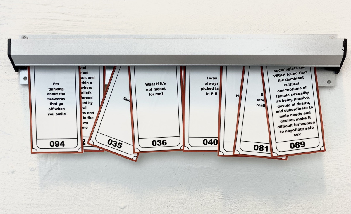 'Waiting room ticket', 2022; Inkjet print on 167gsm heavyweight matt photo paper