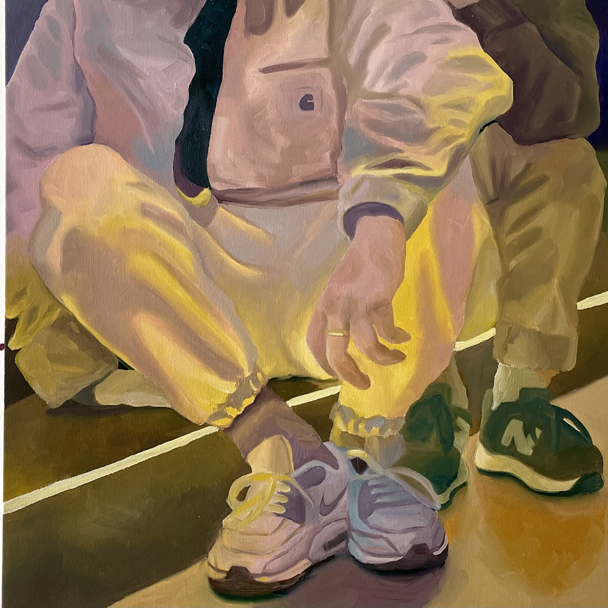 'Uncertain Light', 2022; Oil on canvas