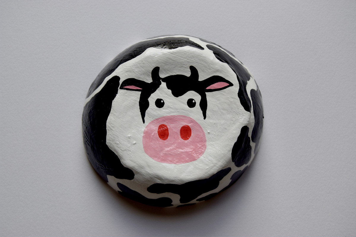 'Cow pot'; Detail, back